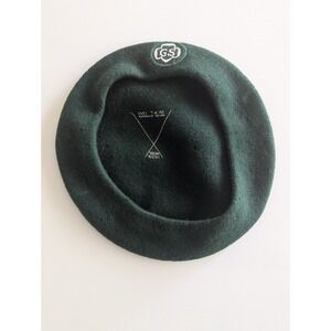 Vintage Girl Scouts of America Beret 100% Wool 1970s (?) Large